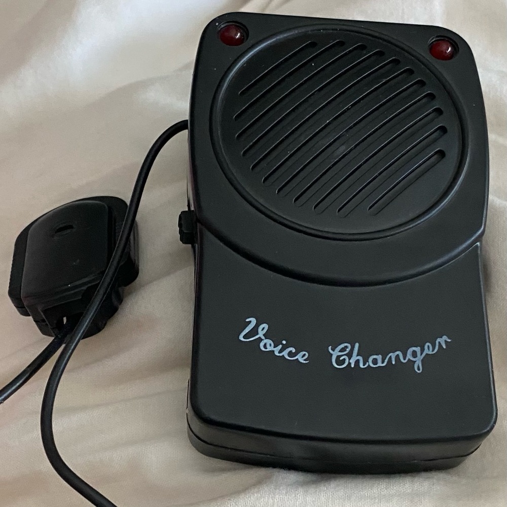Black Voice Changer Device